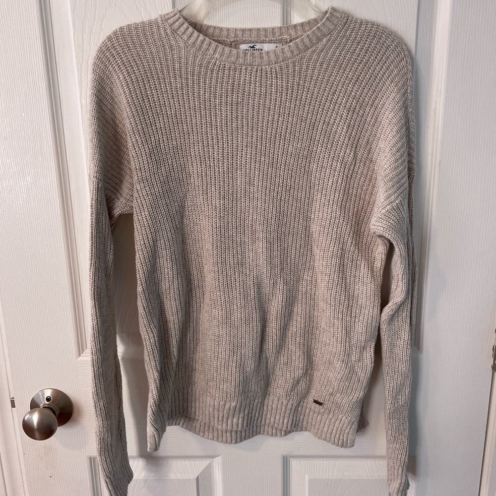 Comfy Oatmeal-colored Sweater